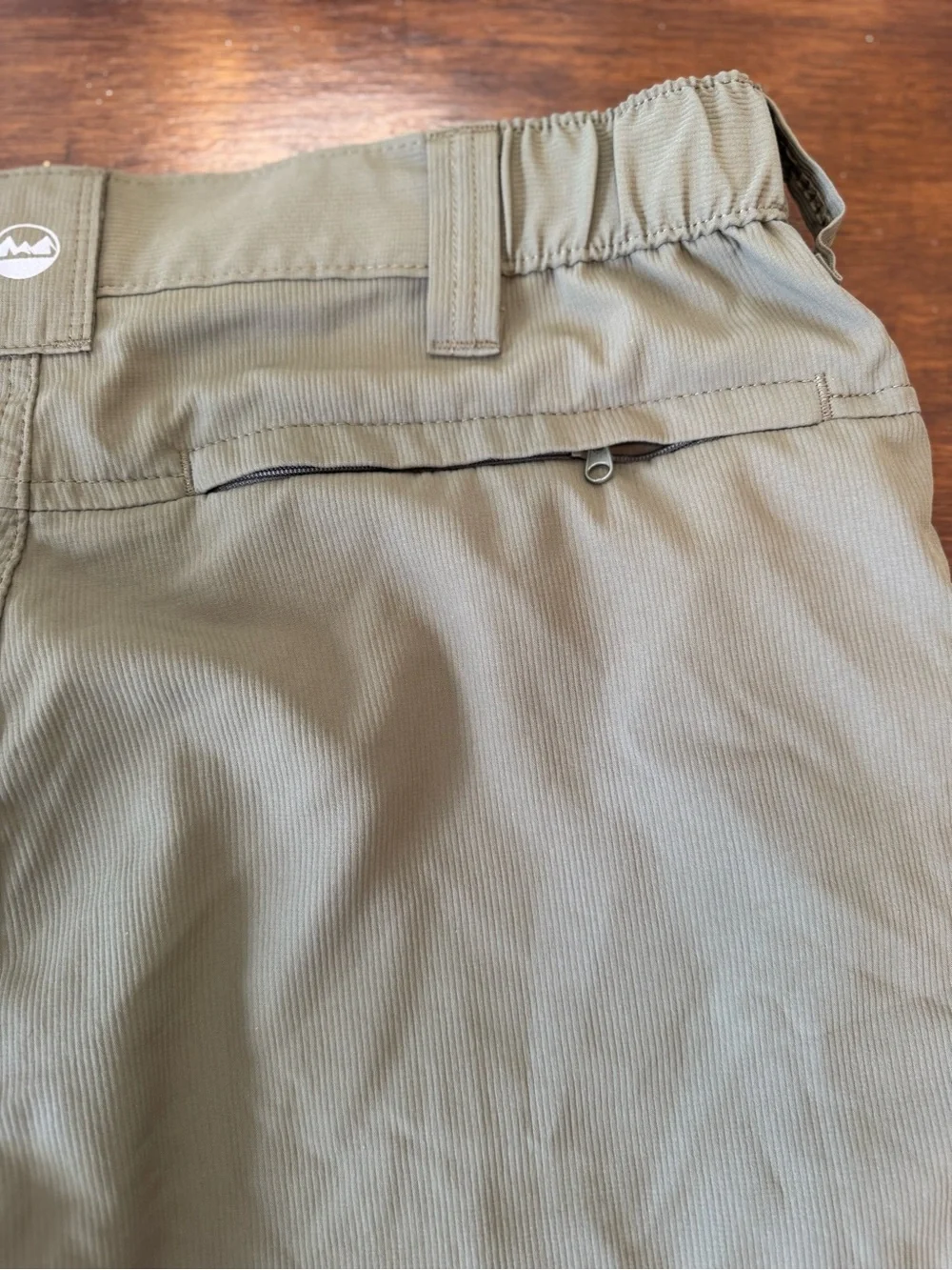 Wrangler Authentics Performance Comfort Flex Waist Cargo Shorts size 32 Hiking